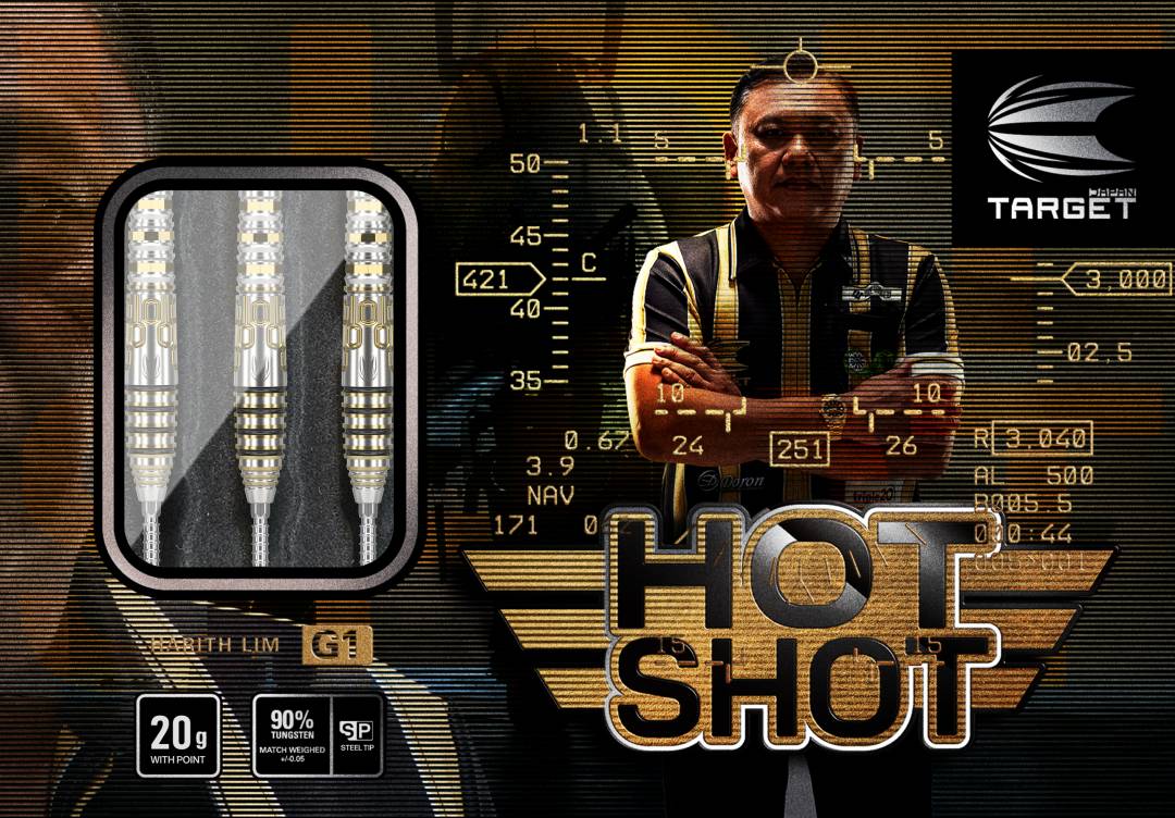 Target Japan - Prime Series Hot Shot Harith Lim - 90% - Steel Darts Szett - Direct Darts - 3