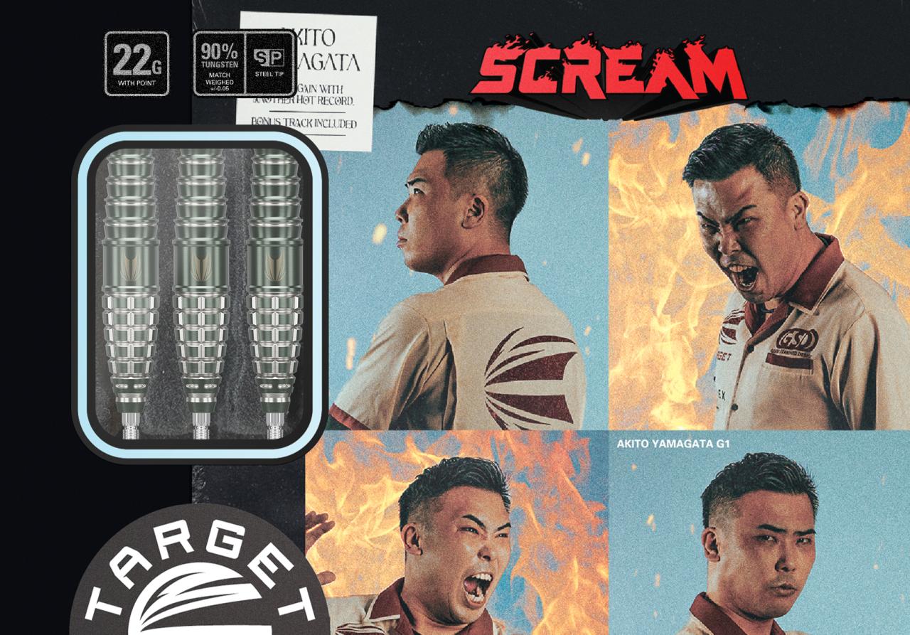 Target Japan - Prime Series Scream - 90% - Steel Darts Szett - Direct Darts - 3