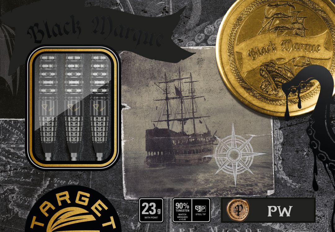 Target Japan - Black Marque Pw - 90% - Steel Darts Szett - Direct Darts - 3