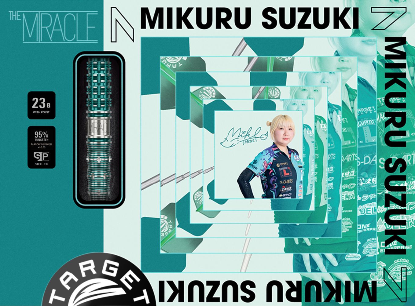 Target Japan - The Miracle Gen7 - 95% - Steel Darts Szett - Direct Darts - 4