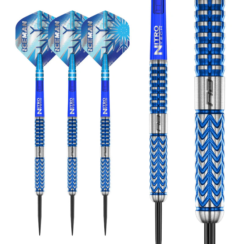 Red Dragon Gerwyn Price Glacier 90% Steel Darts Szett - Direct Darts - 7
