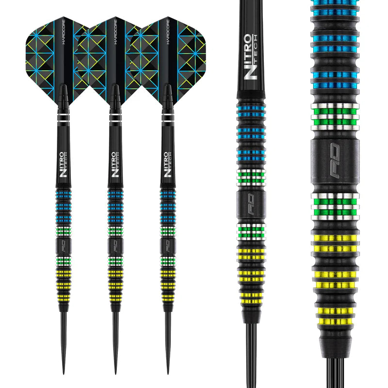 Red Dragon Dragonfly 95% Black Tapered 95% Steel Darts Szett - Direct Darts - 6