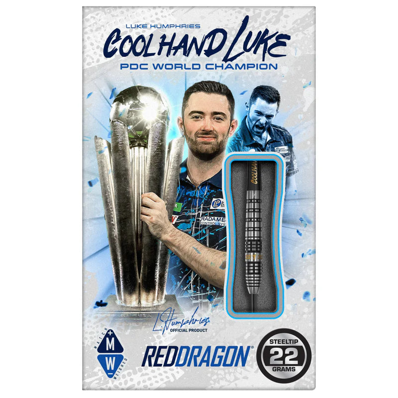 Red Dragon Luke Humphries Prestige 90% Steel Darts Szett - Direct Darts - 5