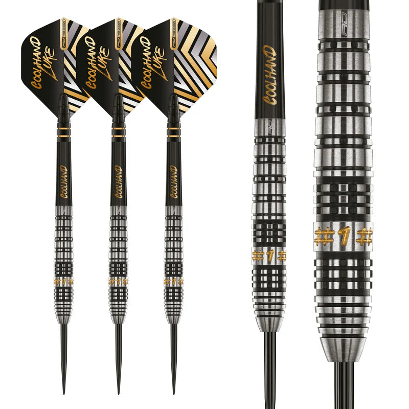 Red Dragon Luke Humphries Prestige 90% Steel Darts Szett - Direct Darts - 7