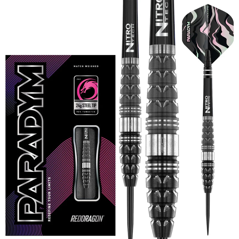 Red Dragon Paradym Torpedo 90% Steel Darts Szett - Direct Darts - 2