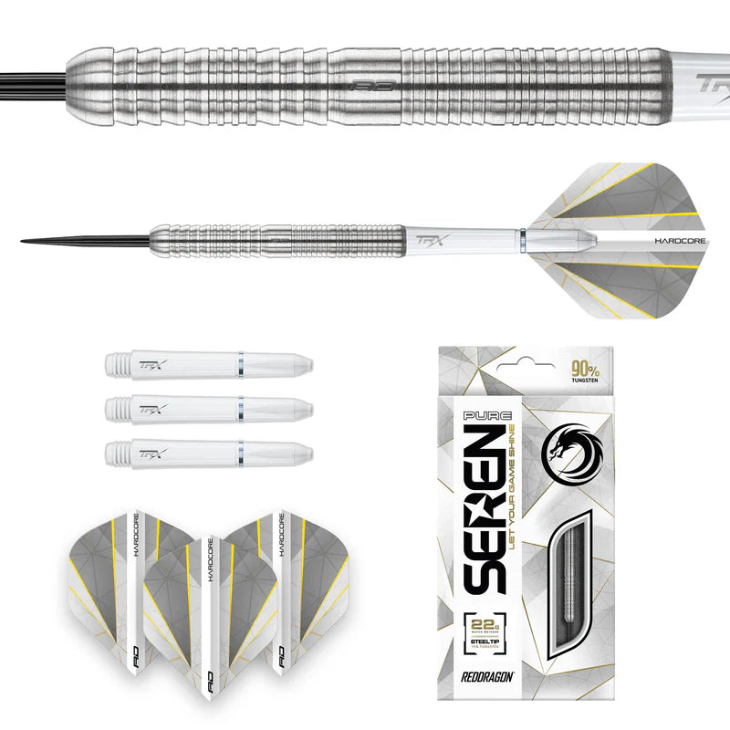Red Dragon Seren 1 Pure 90% Steel Darts Szett - Direct Darts - 5