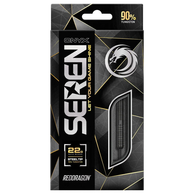 Red Dragon Seren 1 Onyx 90% Steel Darts Szett - Direct Darts - 4