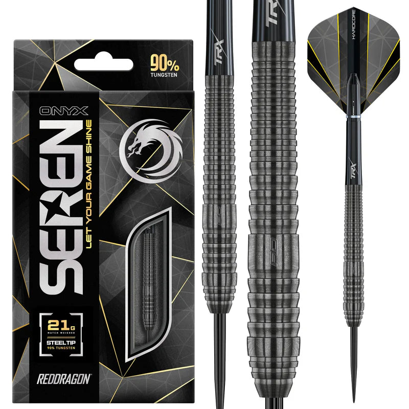 Red Dragon Seren 2 Onyx 90% Steel Darts Szett - Direct Darts - 2