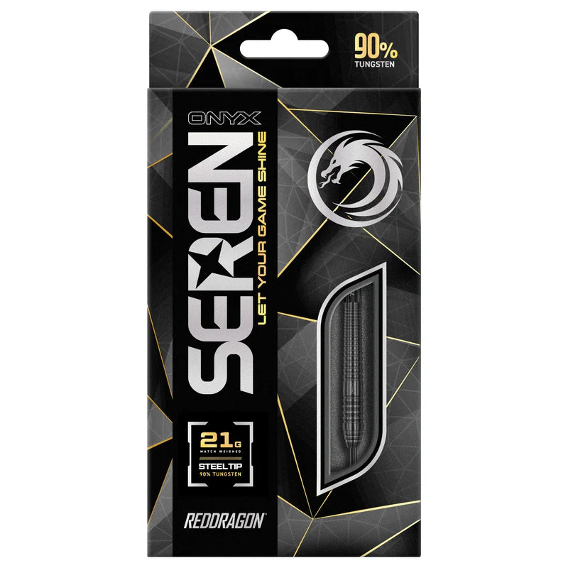 Red Dragon Seren 2 Onyx 90% Steel Darts Szett - Direct Darts - 4