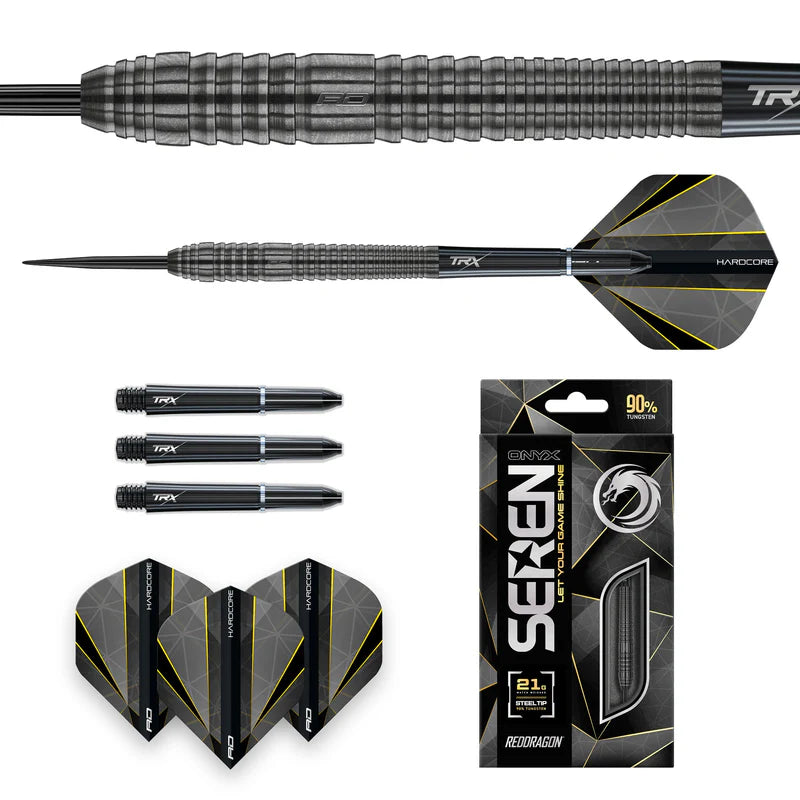 Red Dragon Seren 2 Onyx 90% Steel Darts Szett - Direct Darts - 5