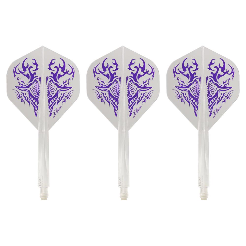 Condor - Axe Deer - Víztiszta - No2 - Egybe Darts Szár/Toll - Direct Darts - 1