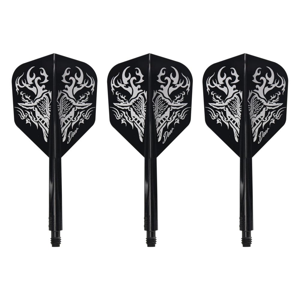 Condor - Axe Deer - Fekete - No6 - Egybe Darts Szár/Toll - Direct Darts - 1