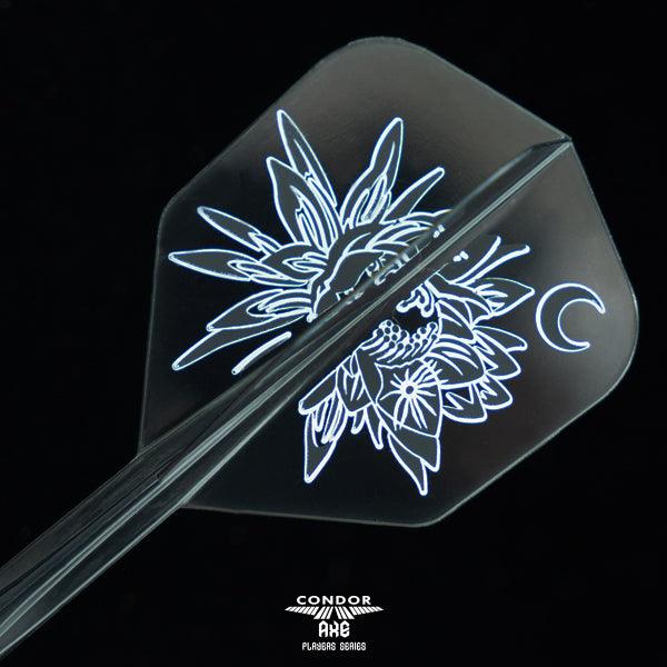 Condor - Axe Gekkabijin - Víztiszta Fekete - No2 - Egybe Darts Szár/Toll - Direct Darts - 2