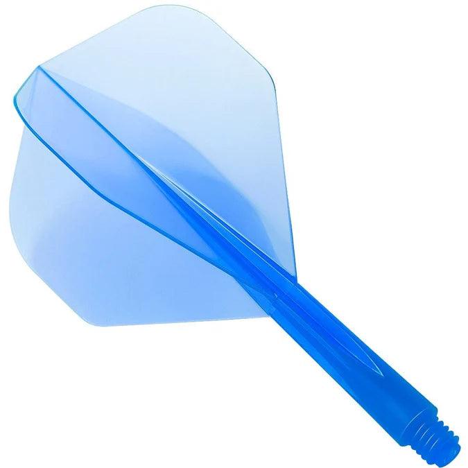 Condor - Zero Stress - Plain - Víztiszta Kék - No2 - Egybe Darts Szár/Toll - Direct Darts - 1