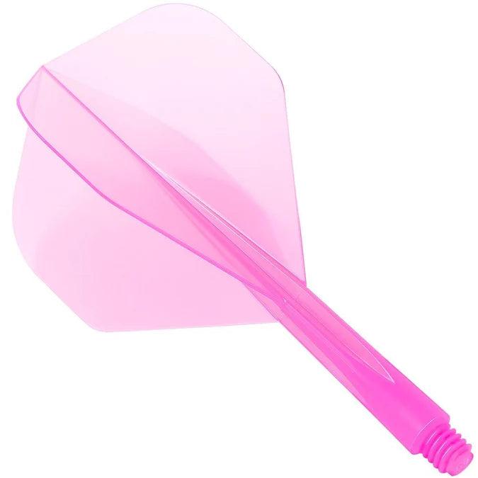 Condor - Zero Stress - Plain - Víztiszta Rózsaszín - No2 - Egybe Darts Szár/Toll - Direct Darts - 1