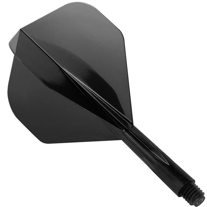 Condor - Zero Stress - Plain - Fekete - No2 - Egybe Darts Szár/Toll - Direct Darts - 1