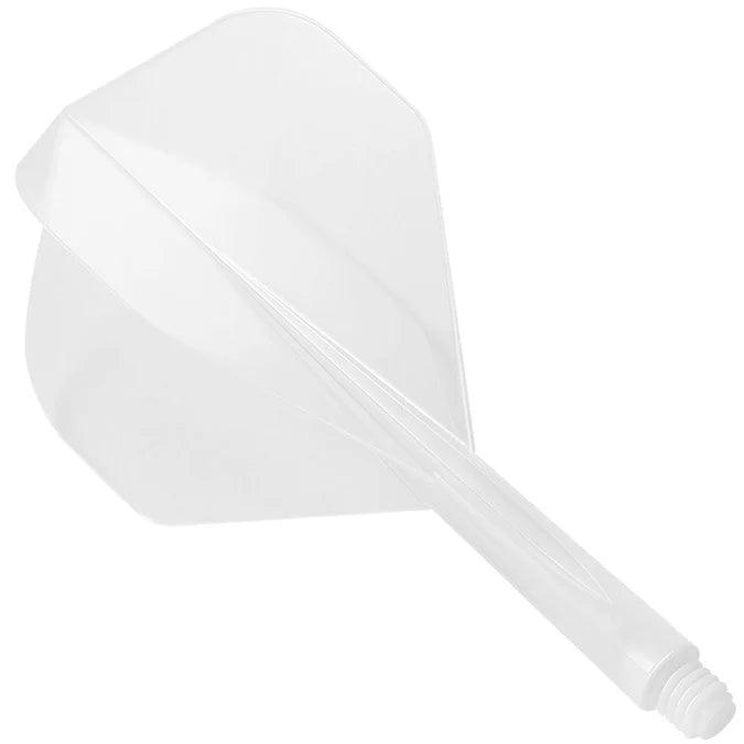 Condor - Zero Stress - Plain - Víztiszta - No2 - Egybe Darts Szár/Toll - Direct Darts - 1