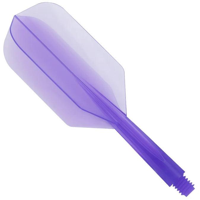 Condor - Zero Stress - Plain - Víztiszta Lila - Slim - Egybe Darts Szár/Toll - Direct Darts - 1