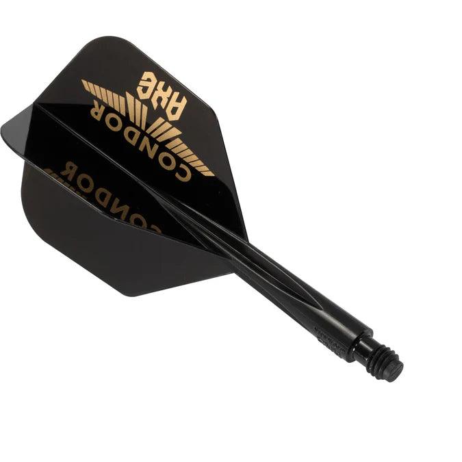 Condor - Zero Stress - Condor Logo - Fekete Arany - No6 - Egybe Darts Szár/Toll - Direct Darts - 1