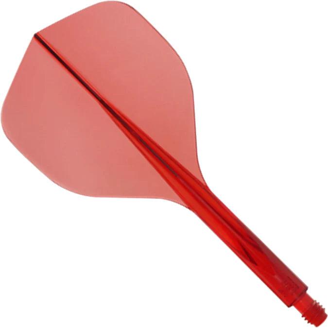 Condor - Axe 120 - Víztiszta Piros - No2 - Egybe Darts Szár/Toll - Direct Darts - 1