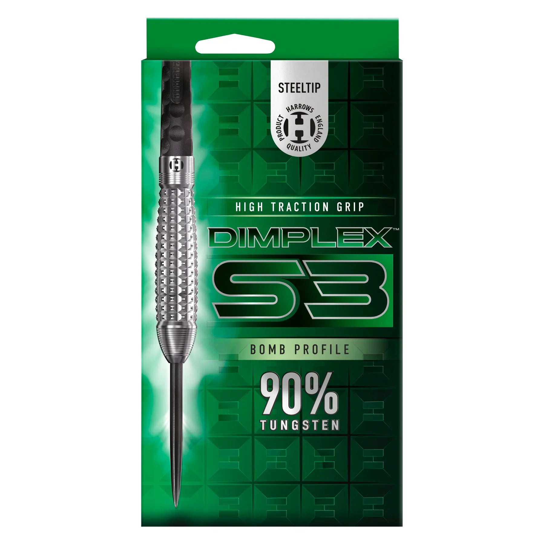 Harrows Dimplex Bomb 90% Steel Darts Szett - Direct Darts - 5