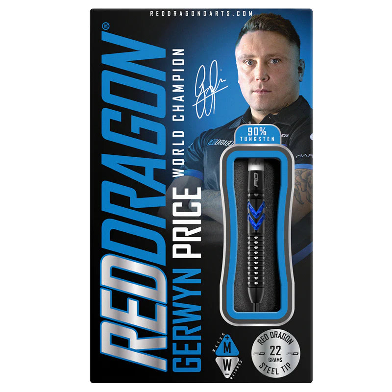 Red Dragon - Gerwyn Price Blue Ice Se - Steel Darts Szett - Direct Darts - 5