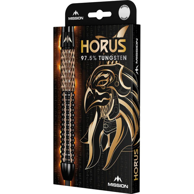 Mission - Horus 97,5% - Fekete & Bronz - Steel Darts Szett - Direct Darts - 4