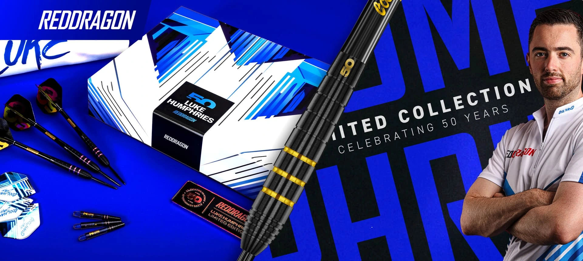 Luke Humphries 50 yr limited edition - Direct Darts - desktop