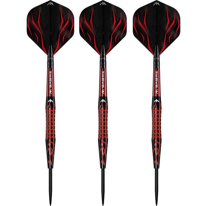 Mission - Lava 95% - Fekete & Piros - Steel Darts Szett - Direct Darts - 3