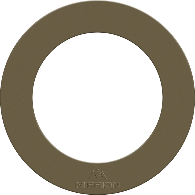 Mission - Logo 3D - Heavy Duty - Arany - Darts Falvédő - Direct Darts - 1
