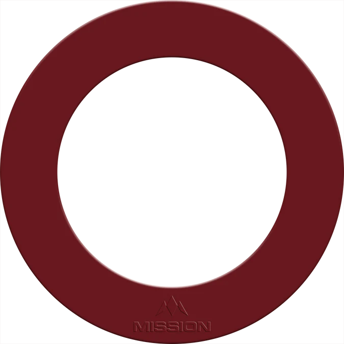 Mission - Logo 3D - Heavy Duty - Piros - Darts Falvédő - Direct Darts - 1