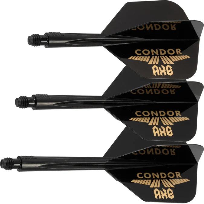 Condor - Axe Logo - Fekete Arany - No6 - Egybe Darts Szár/Toll - Direct Darts - 2