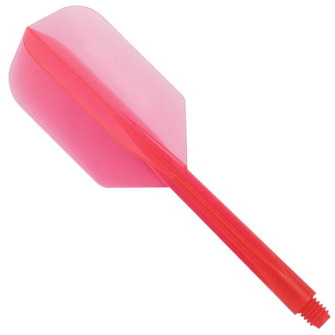 Condor - Zero Stress - Plain - Víztiszta Piros - Slim - Egybe Darts Szár/Toll - Direct Darts - 1