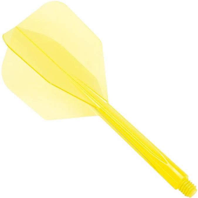 Condor - Zero Stress - Plain - Víztiszta Sárga - No6 - Egybe Darts Szár/Toll - Direct Darts - 1