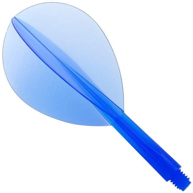 Condor - Zero Stress - Plain - Víztiszta Kék - Teardrop - Egybe Darts Szár/Toll - Direct Darts - 1