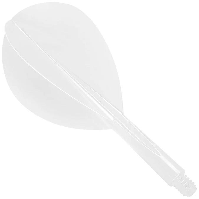 Condor - Zero Stress - Plain - Víztiszta - Teardrop - Egybe Darts Szár/Toll - Direct Darts - 1