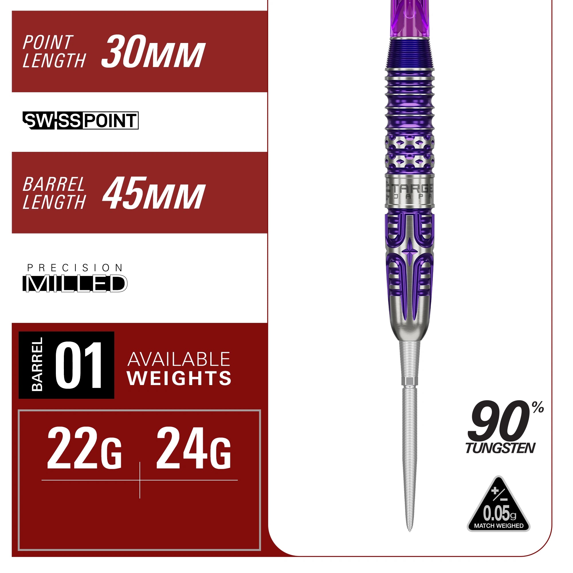 Target Japan - Endeavour Gen3 - 90% - Darts Nyíl Szett - Direct Darts - 4