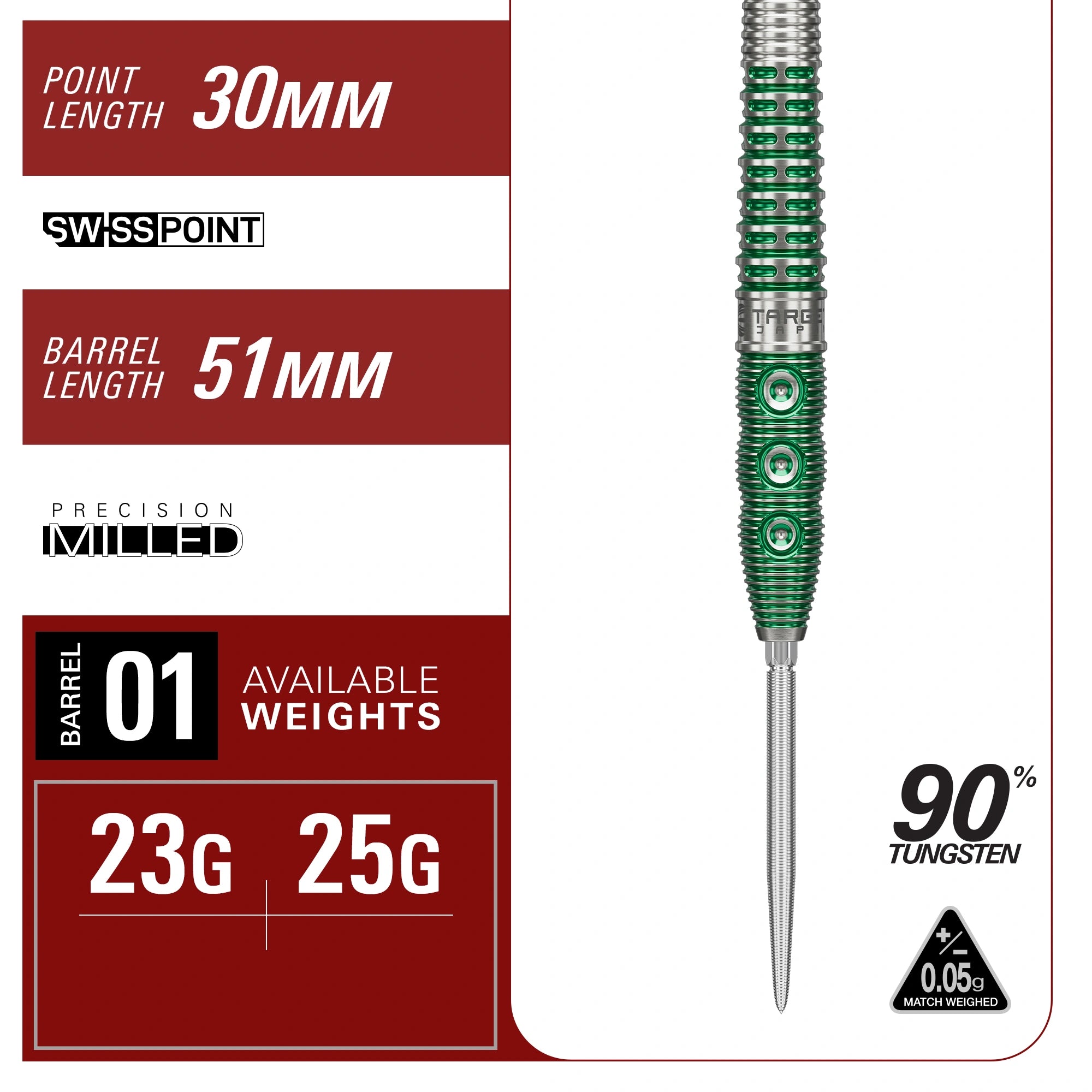 Target Japan - Prime Series Xeno - 90% - Darts Nyíl Szett - Direct Darts - 4