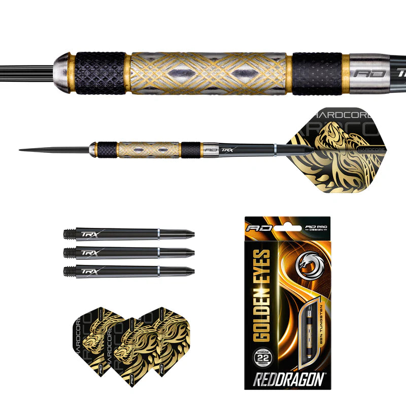 Red Dragon - Golden Eye 1 - Steel Darts Szett - Direct Darts - 5