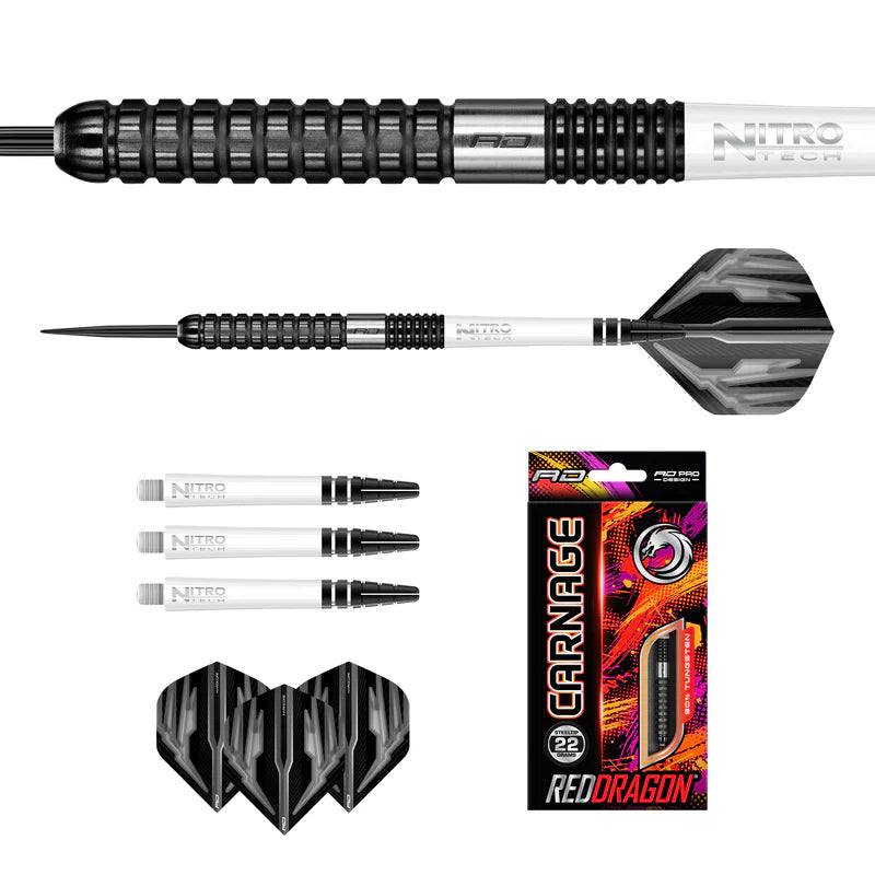 Red Dragon - Carnage 2 - Steel Darts Szett - Direct Darts - 5
