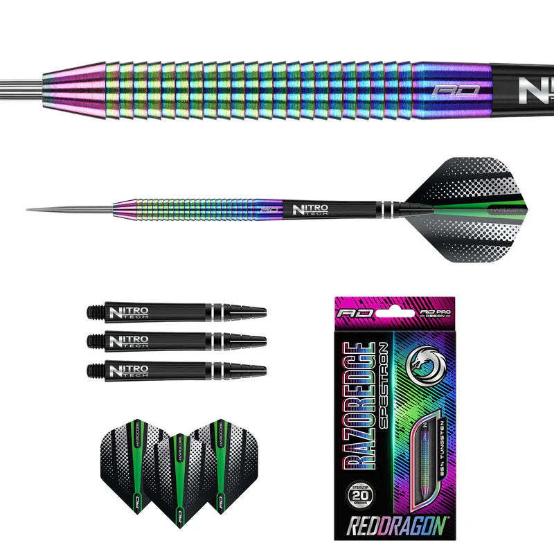 Red Dragon - Razor Edge Spectron - Steel Darts Szett - Direct Darts - 6