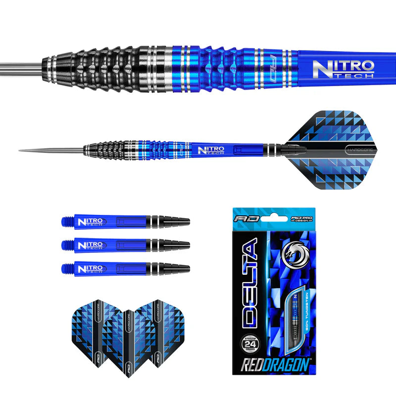 Red Dragon - Delta 2 - Steel Darts Szett - Direct Darts - 5