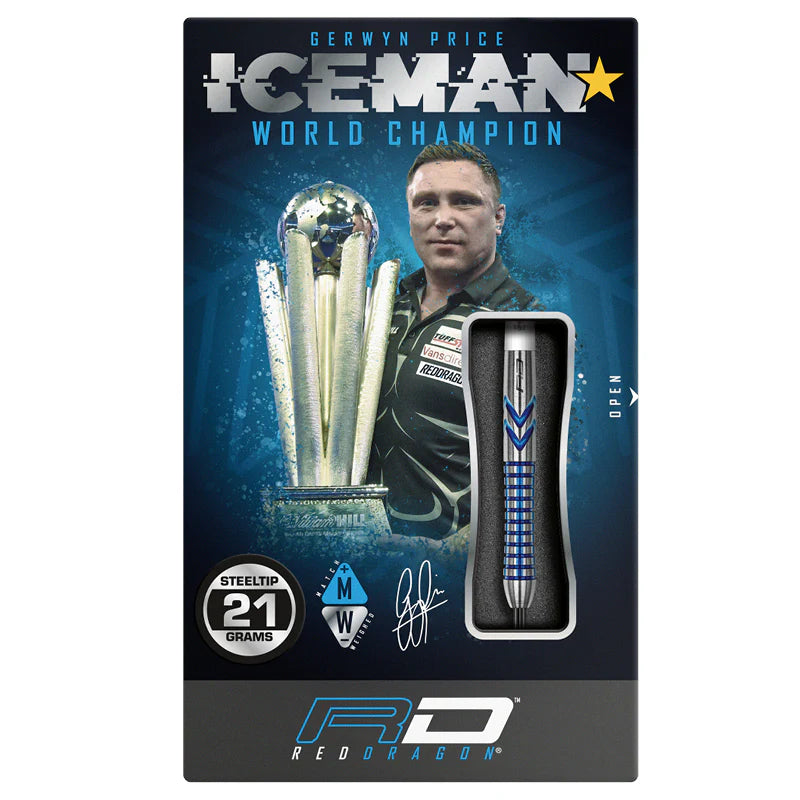 Red Dragon - Gerwyn Price Iceman Contour - Steel Darts Szett - Direct Darts - 4