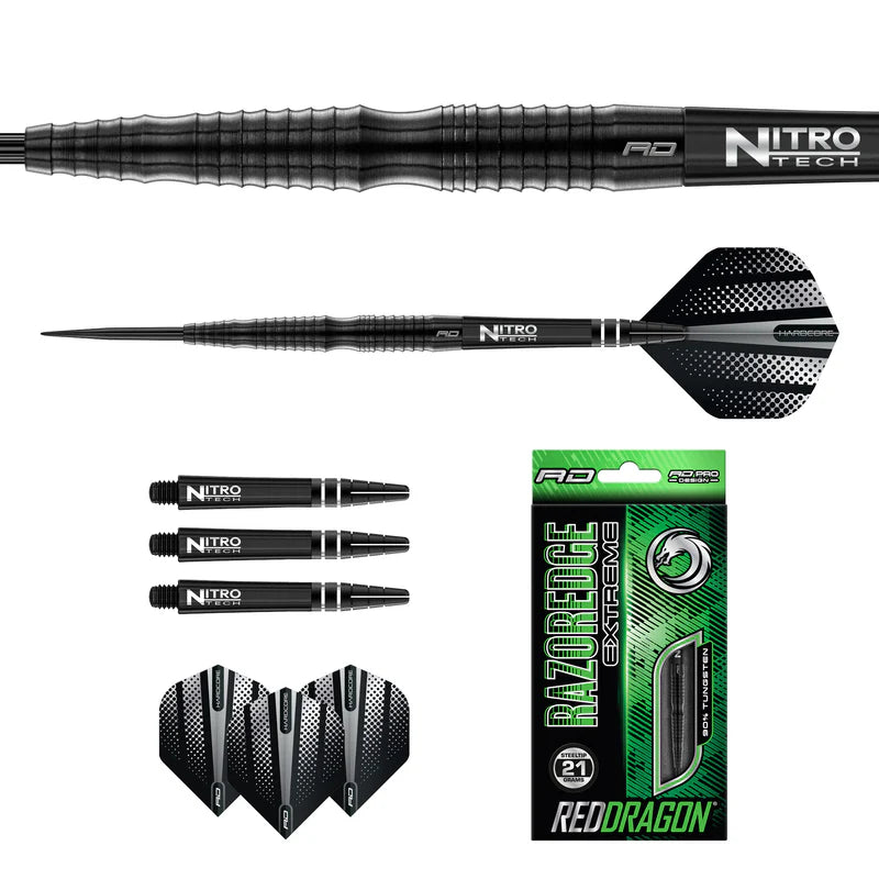 Red Dragon - Razor Edge Extreme - Steel Darts Szett - Direct Darts - 6