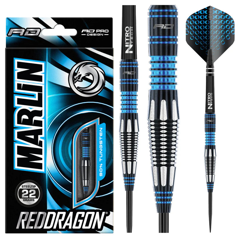 Red Dragon - Marlin - Steel Darts Szett - Direct Darts - 2