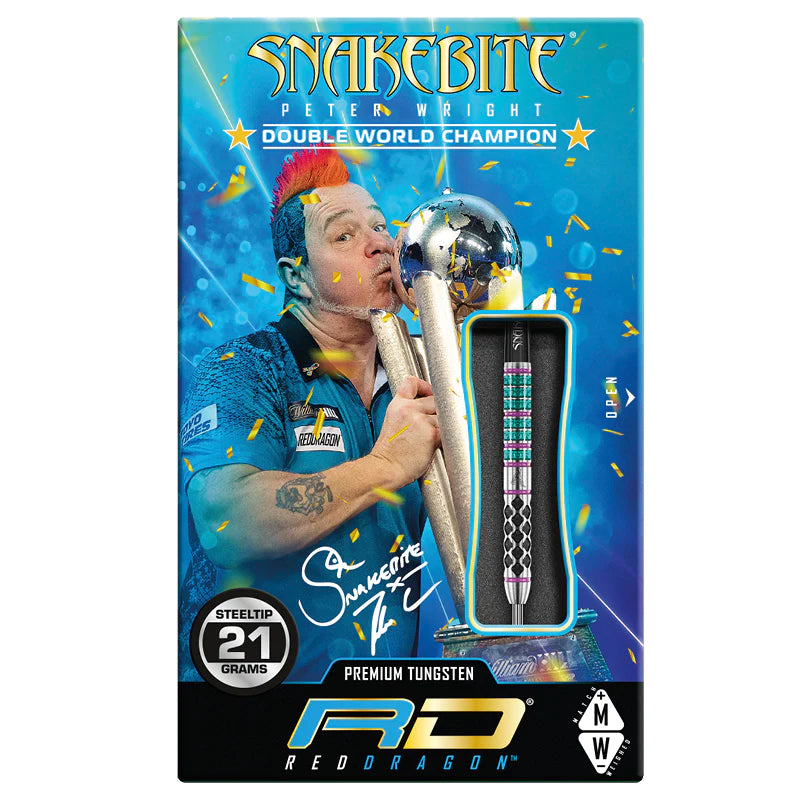 Red Dragon - Peter Wright Supa Venom - Steel Darts Szett - Direct Darts - 4