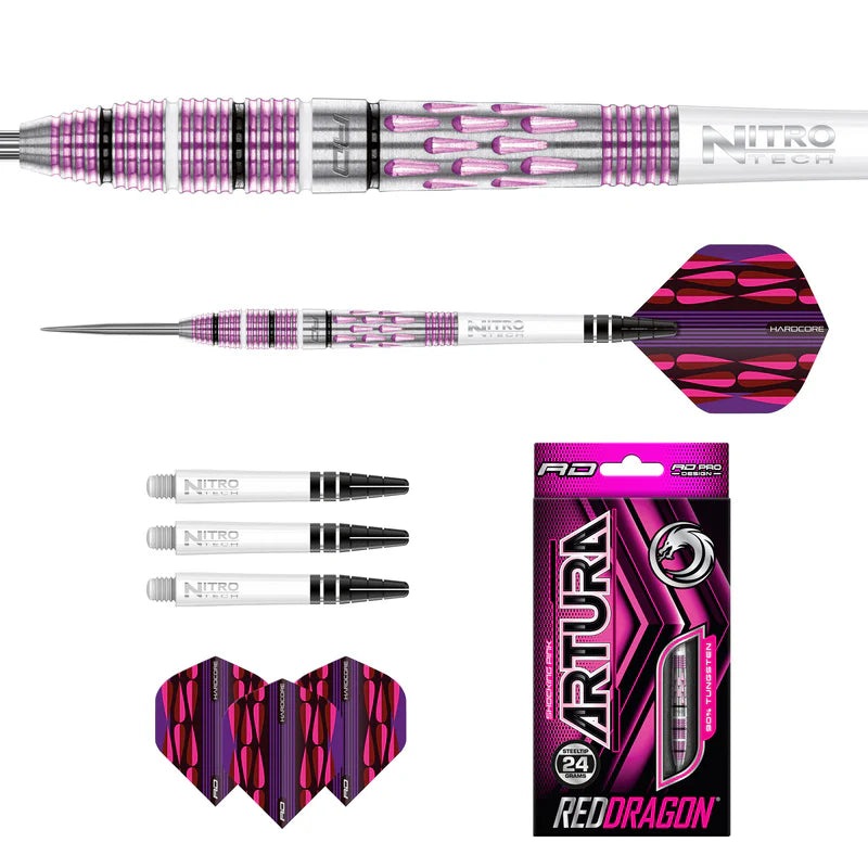 Red Dragon - Artura 1 - Steel Darts Szett - Direct Darts - 5
