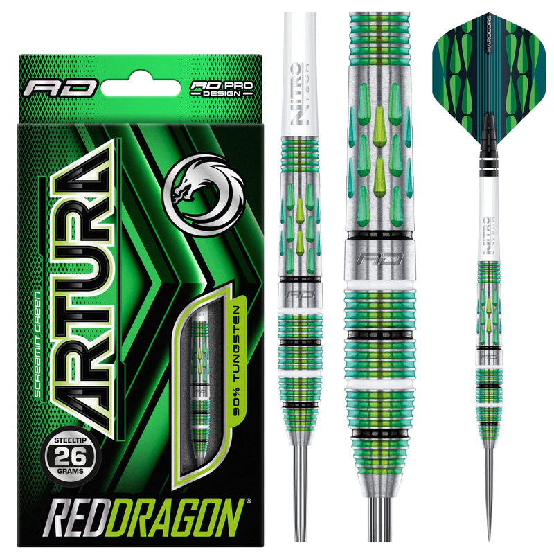 Red Dragon - Artura 2 - Steel Darts Szett - Direct Darts - 8