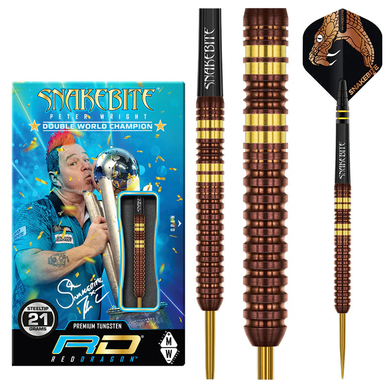 Red Dragon - Peter Wright Copper Fusion - Steel Darts Szett - Direct Darts - 2