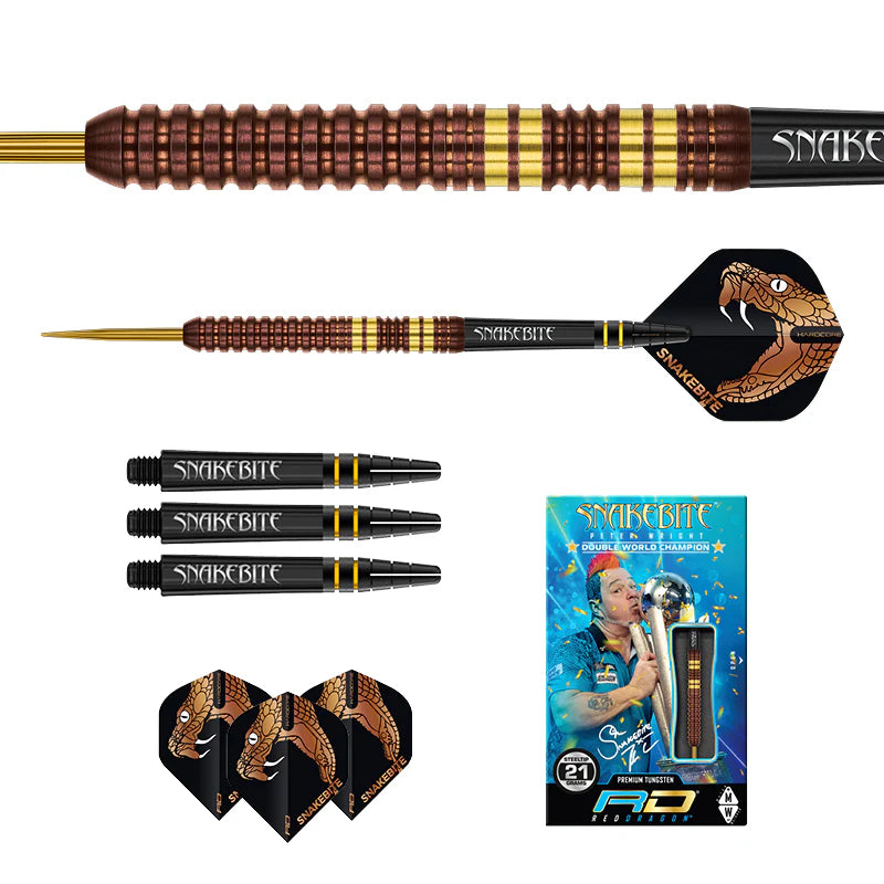 Red Dragon - Peter Wright Copper Fusion - Steel Darts Szett - Direct Darts - 5